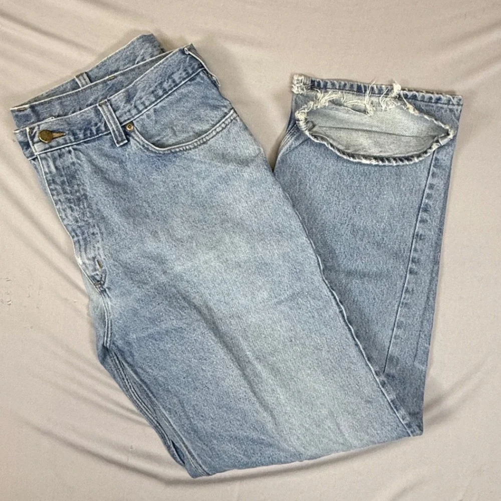 Carhartt Men's Light Wash Relaxed Fit Denim‎ Jeans Size 40x32